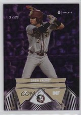 2025 Florida State University Seminoles Parallel Purple 3/25 Drew Faurot 1by6