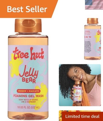 Indulge with Jelly Bear Foaming Gel - Nourishing Shower Gel, Sweet Candy Scent