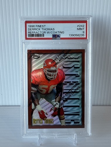 Derrick Thomas [Refractor] #242 1996 Topps Finest card