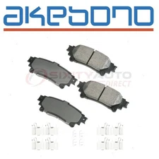 Akebono Pro-ACT Rear Disc Brake Pad Set for 2016 Lexus GS200t - Braking gu