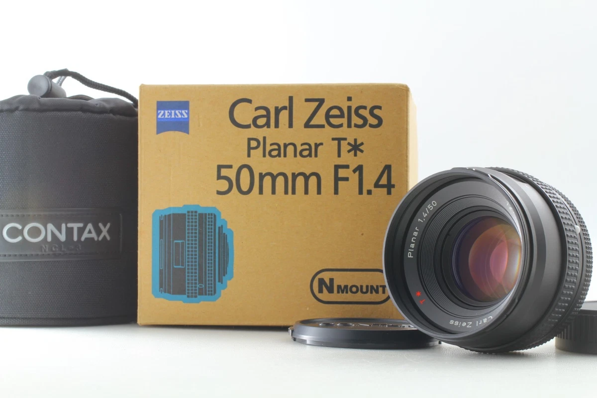 美品｜Contax Carl Zeiss Planar T* 50mm F1.4 Contax Carl Zeiss Planar T* 50mm F/1.4 Lens CY Mount MMJ From