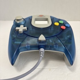 SEGA Dreamcast Controller & VMU Blue Atomic HKT-7700 Lot Tested New Battery Set