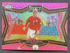 David Beckham 2024-25 Panini Select Fifa Field Level Pink Mojo Prizm /299 #246