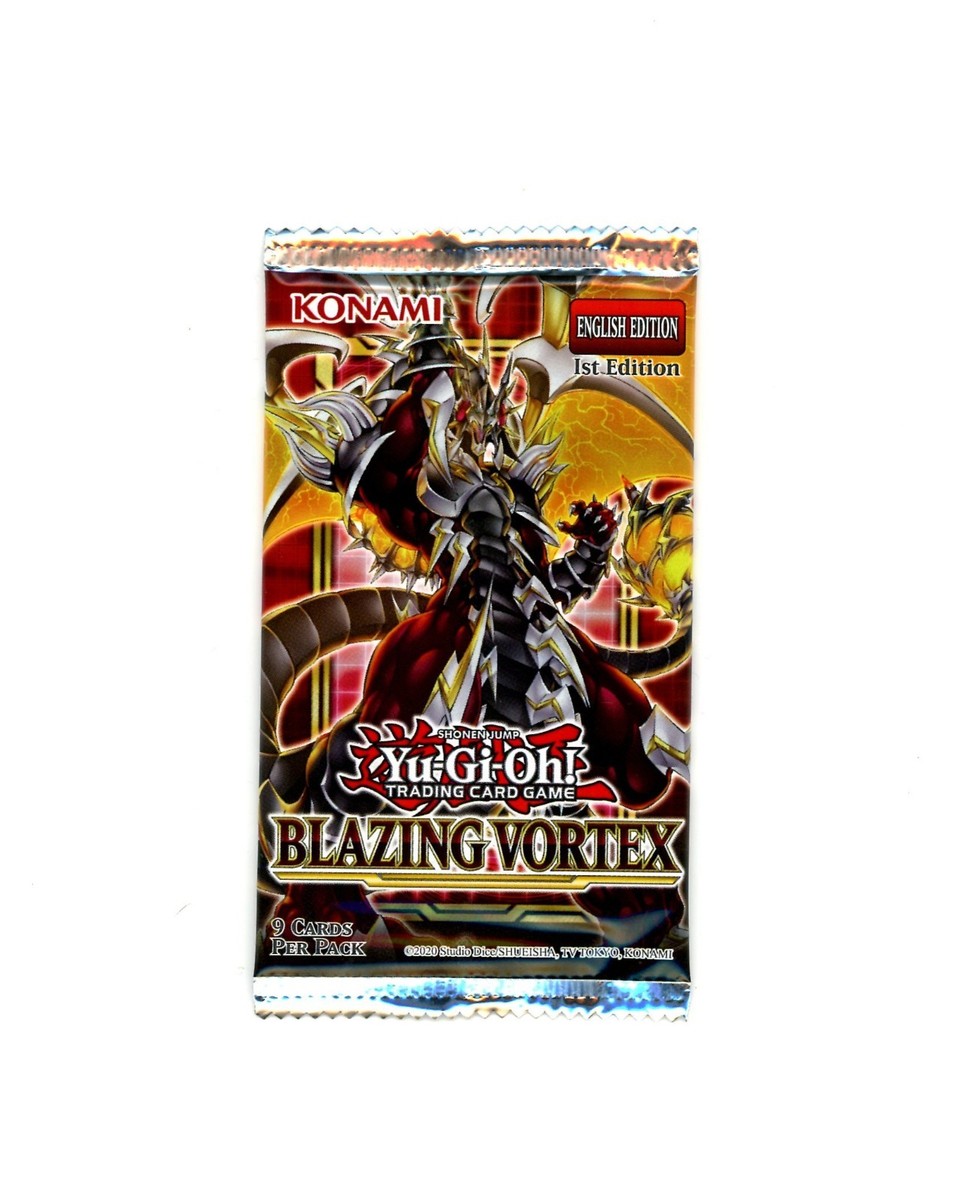 YuGiOh TCG Blazing Vortex Booster Pack NEW/SEALED | eBay