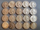 Lot Of 20 Washington Silver Quarters 90% Silver 1964 and Older
