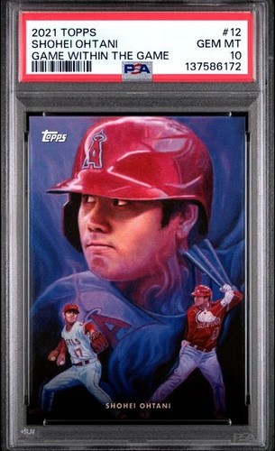 2021 Topps SHOHEI OHTANI 12 Game Within The Game PSA 10 GEM MINT