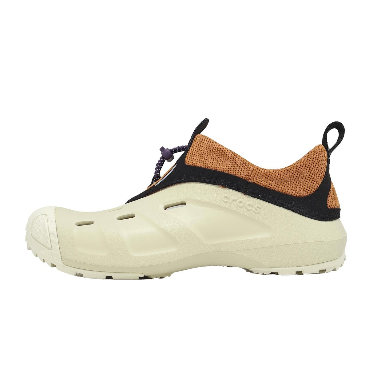 Crocs Quick Trail Low Bone Brown Black Men Outdoor Trail Shoes