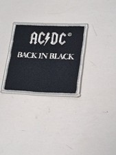 AC/DC Band Back In Black Patch 2005
