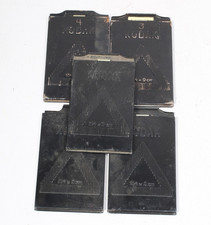 5 KODAK 6.5X9CM PLATE HOLDERS W FILM SLEEVES PRE-WAR GERMAN KODAK NEED SEALS