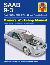 SAAB 9-3 Petrol & Diesel (2007-2011) Haynes Repair Manual