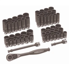 Grey Pneumatic 81259CRD 3/8" Dr. Duo-Socket 59-Piece Set