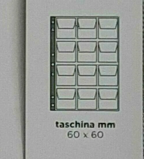 La Moneta Bianca 20 Fogli Portamonete Pagine Portamonete 400 Tasche