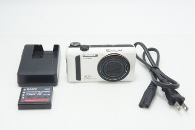 CASIO EXILIM EX-ZR100 12.1MP Compact Digital Camera White #260803l
