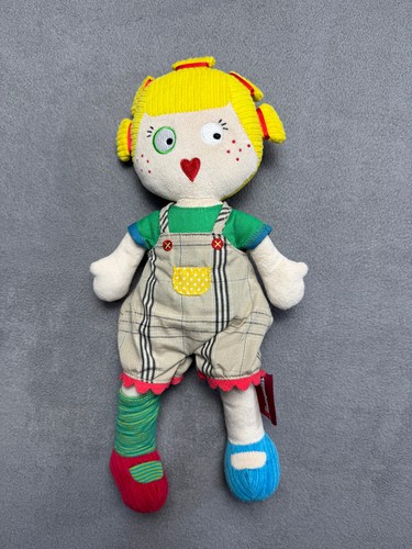 Les Mistinguettes Plush Doll Toy Blonde Girl 15in 38cm