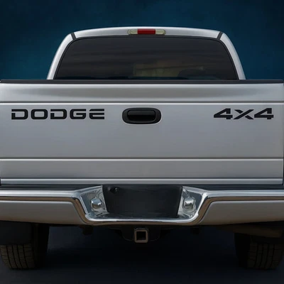 QUALITY PRINTS USA Aftermarket Tailgate Letter Decals Fits 1994-2002 Dodge Pickup Truck 1500 2500 3