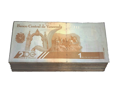 10 pcs x Venezuela 500000 (500,000) Bolivares banknotes- UNCIRCULATED Currency