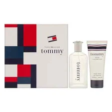 Tommy by Tommy Hilfiger for Men 2pc Gift Set: 3.4 EDT Spray+Body Wash AUTHENTIC