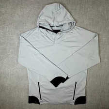 Sheex Sleepwear Men's XL Cooling Gray Athlete Performance Hoodie Sweatshirt