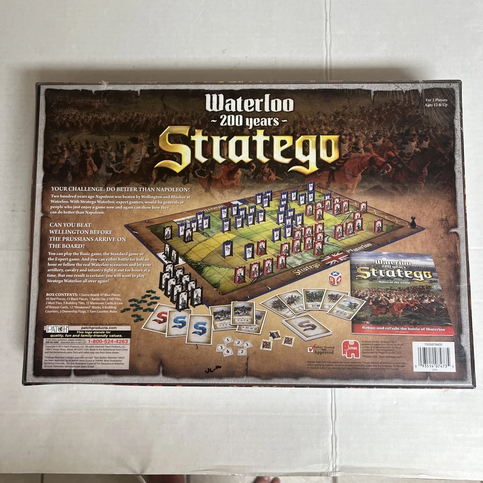 Stratego Waterloo 200 Years Rare Strategy Board Game - New, Sealed - Image 2 of 4