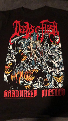 Deeds of Flesh Black T-Shirt Cotton Full Size Unisex S-5XL RD426