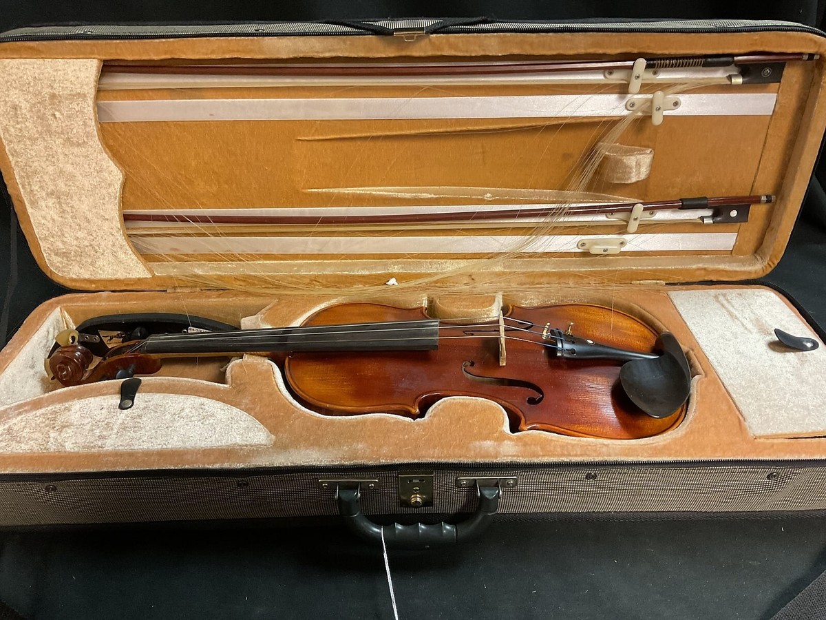 【4/4 バイオリンセット】Strad Label Violin Liu Xi Workshop 4/4 Strad Copy Violin - Natural | eBay