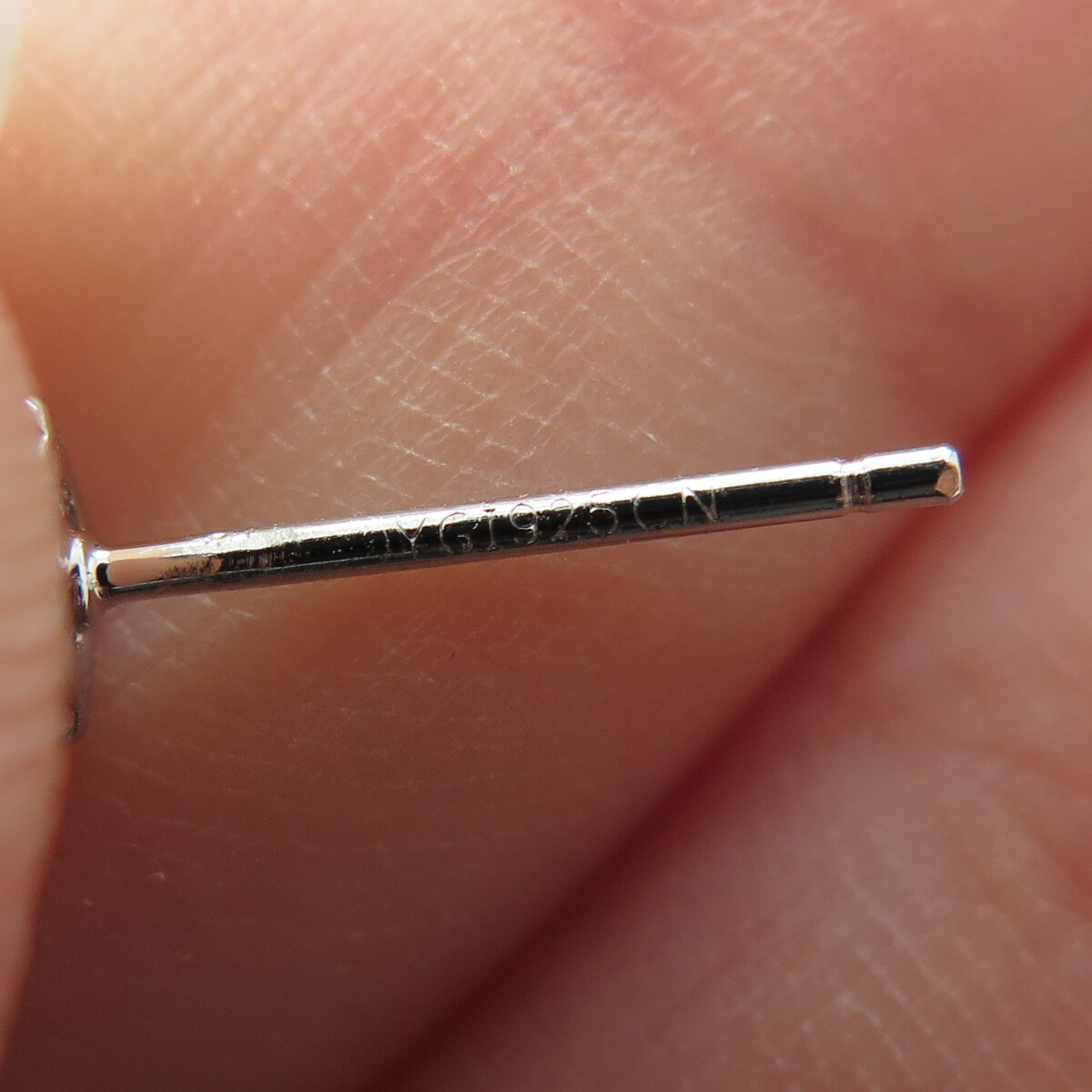 925 Sterling Silver Lab-Created Ruby Stud Earrings - image 7