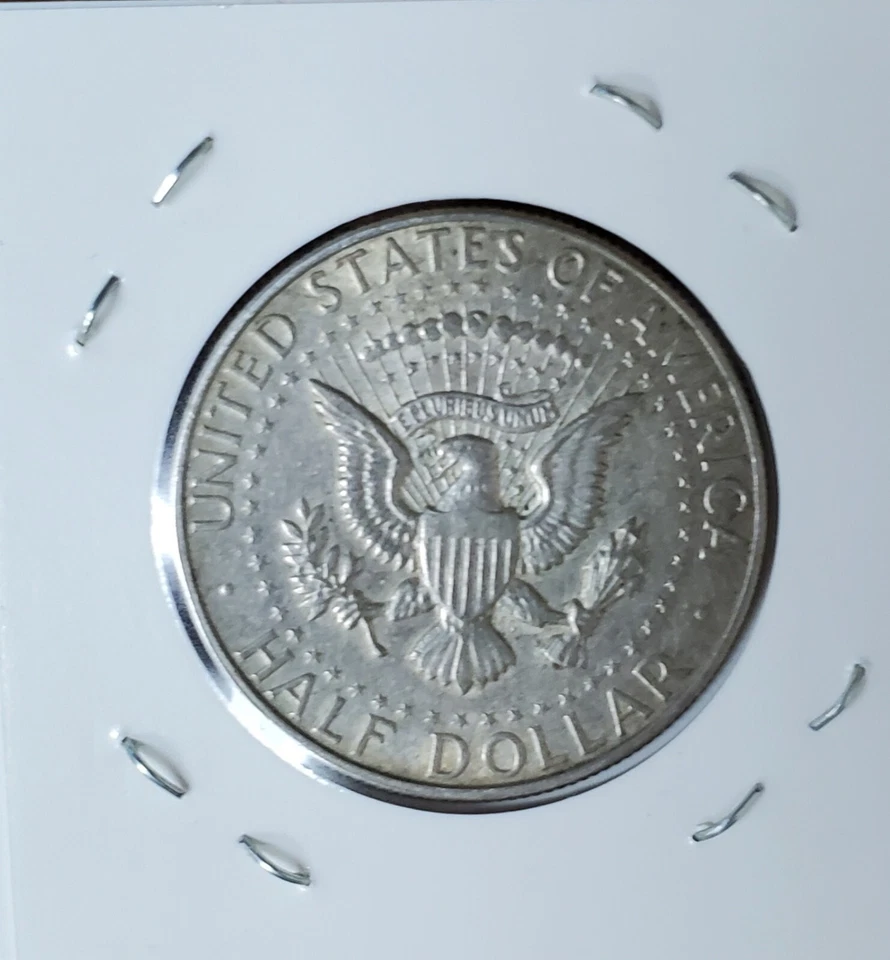 🚨¡Error! Medio dólar Kennedy 1968-D, 40 % plata | ¡Errores anverso D/D & Die Clash! Foto 2 de 4