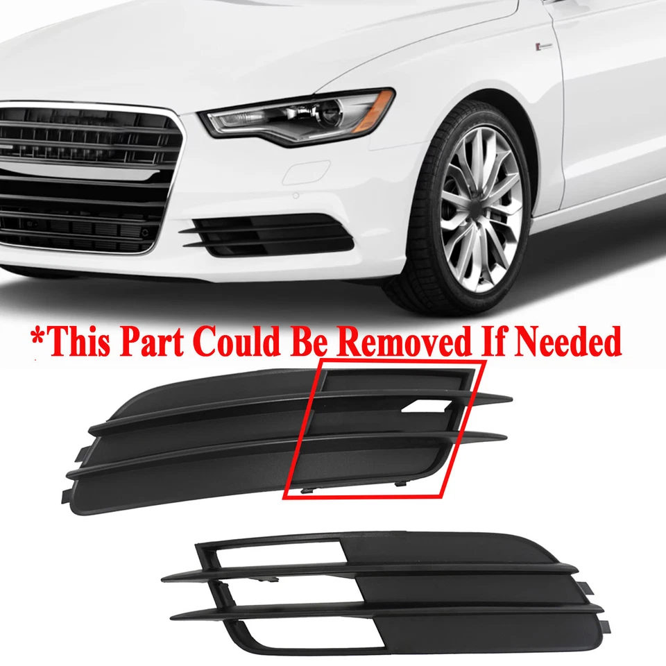 Комплект чехлов для противотуманных фар левый правый передний бампер для Audi A6 & A6 Quattro 2012-2015 - Изображение 2 из 4