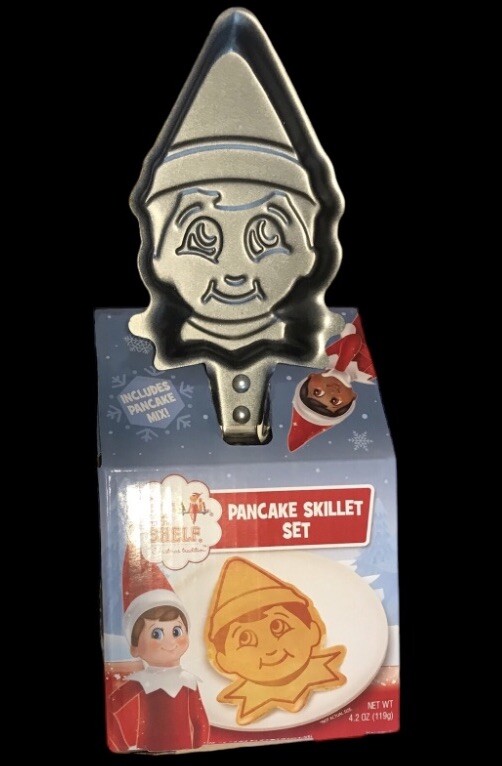 Elf on the Shelf Pancake Skillet Set Includes Recipe Best By Date March 2023