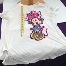 Disney Brand Minnie Mouse dancing TEE SHIRT, used but nice, says Large