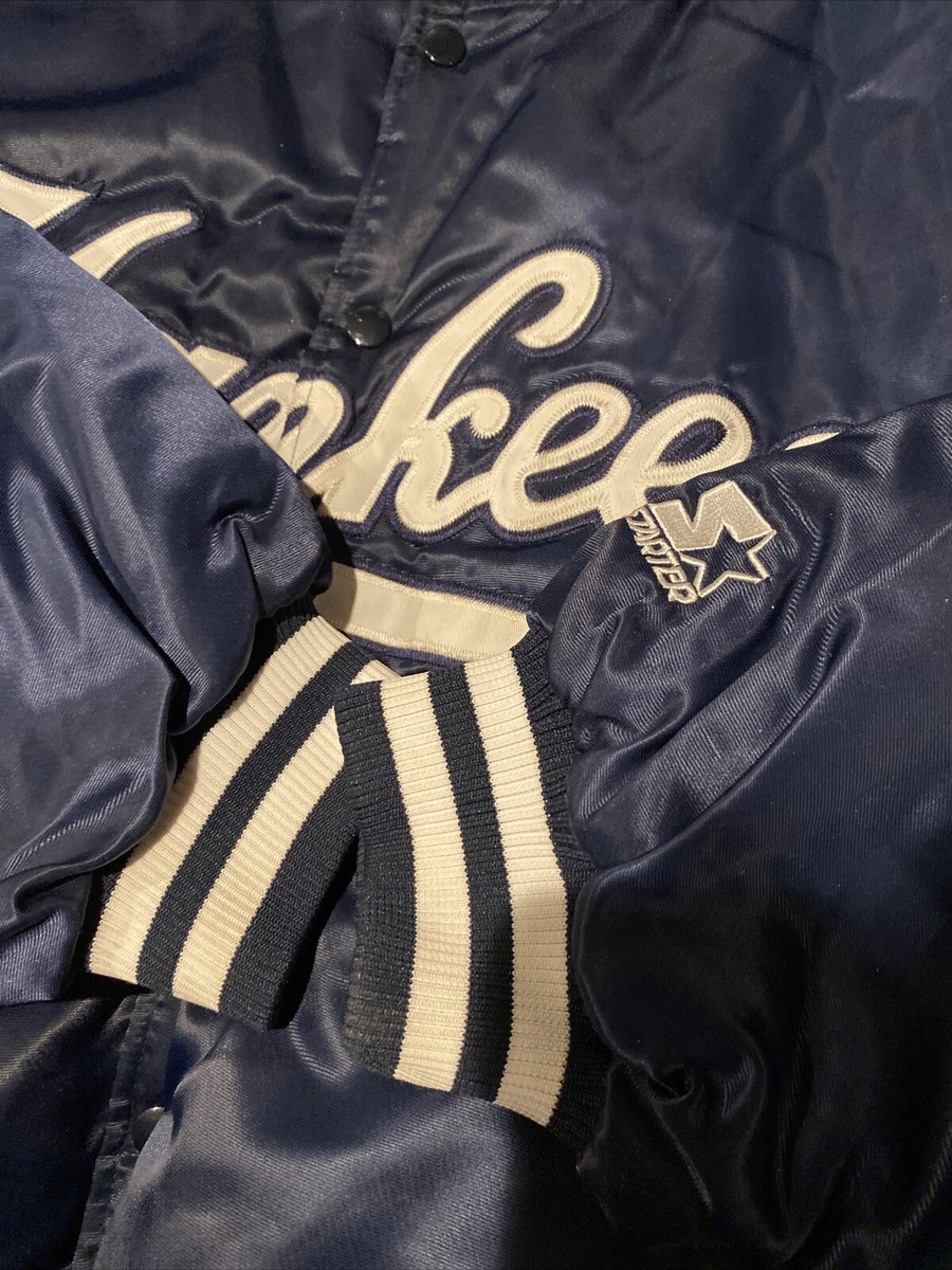 Vintage Yankees Starter スタジアム　バーシティジャケット VINTAGE New York Yankees Jacket Mens 4XL Orange Starter