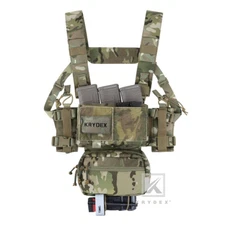 KRYDEX MK3 MK4 Micro Fight Chassis Chest Rig Modular Carrier Mag Pouch MC Camo