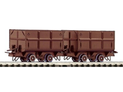 Roco RC34499 - Start Seitenkippwagen Set (2) III H0e Spurweite - Spur 48 Pfosten
