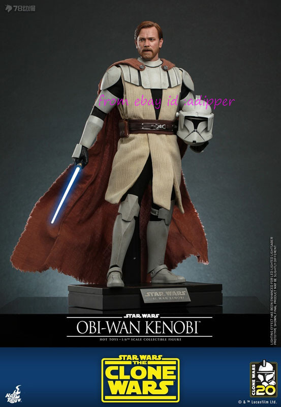 HT Tms095 1/6 Star Wars: The Clone Wars Obi-Wan Kenobi Action