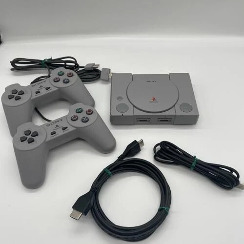 Sony PlayStation 1 PS1 SCPH-1000RJ Classic Gray Game Console Full Set  Japanese