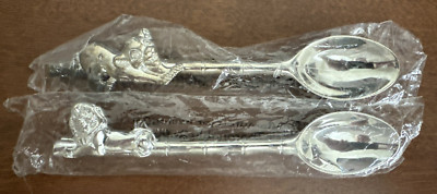 Walt Disney Lion King Silver Plated NOS Cereal Spoons Kellogg's Simba Mufasa
