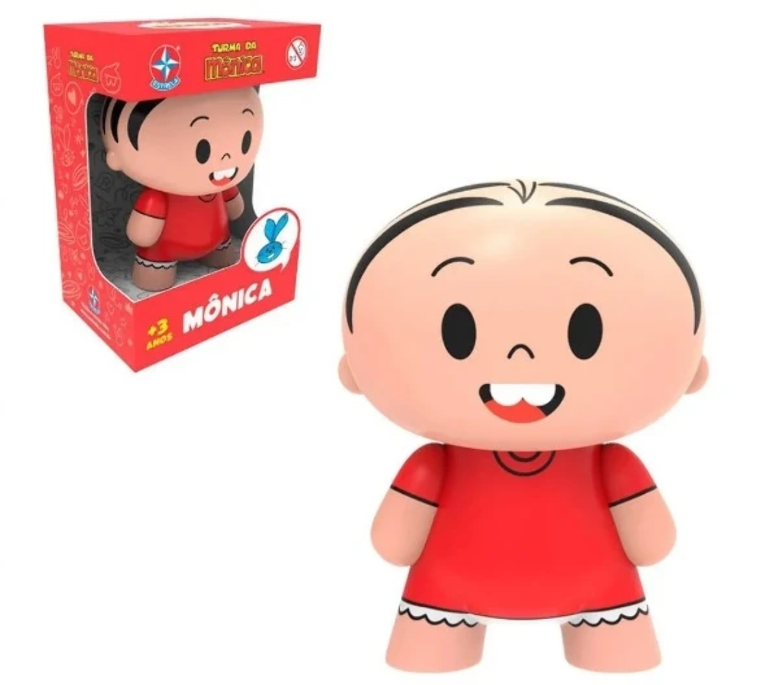 Brazilian Original Estrela Toy Art Monica Doll Mauricio de Souza