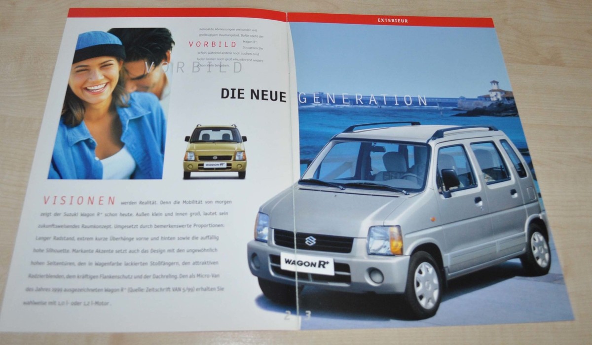 Suzuki Wagon R+ Brochure Prospekt DE | eBay