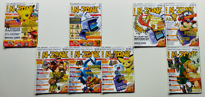 N-ZONE 2001,  Zeitschrift Nr. 1, 3, 5, 6, 8, 9, 10, 12