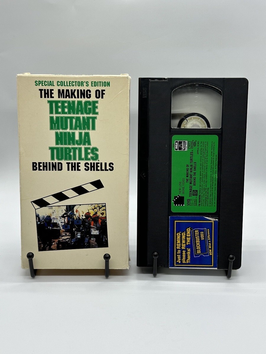 90's Vintage Teenage Mutant Ninja Turtles Cartoon VHS Movie
