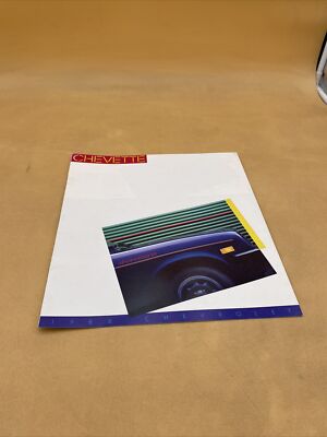 1986 CHEVROLET CHEVETTE ORIGINAL DEALER SHOWROOM SALES BROCHURE CATALOG BOOK