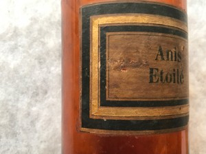 9 Times Points Anis Etoile Vintage France Amber Glass Pharmacy Bottle Sneak Peek Www Globalwealths Org