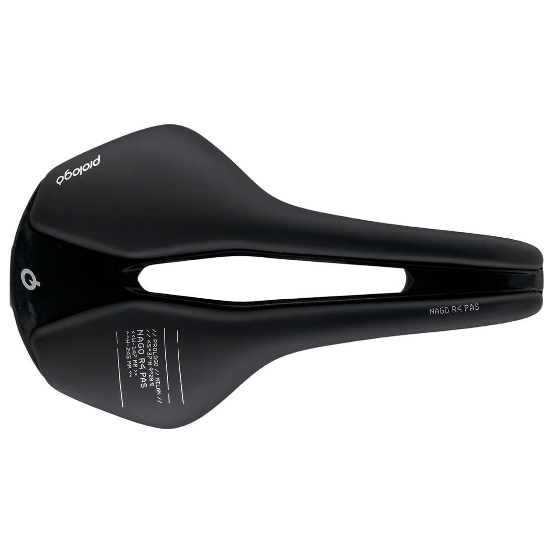 Prologo Sella Nago R4 PAS Tirox - Nero, 147 mm