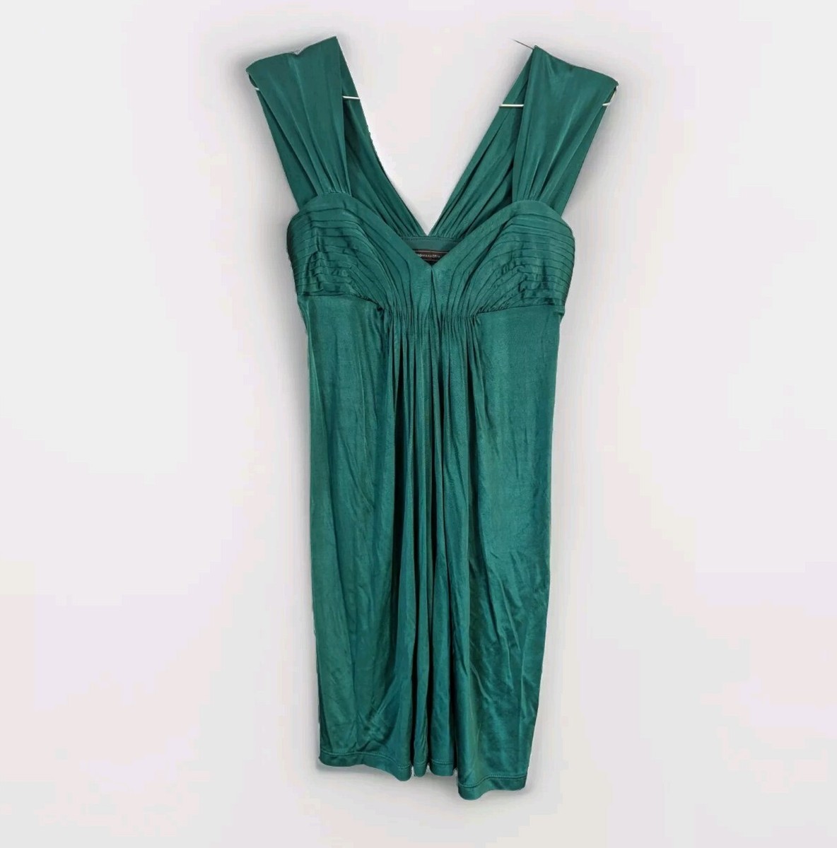 emerald green bcbg dress BCBGMAXAZRIA Sweetheart Neckline Jumper Size XS Green prom dresses
