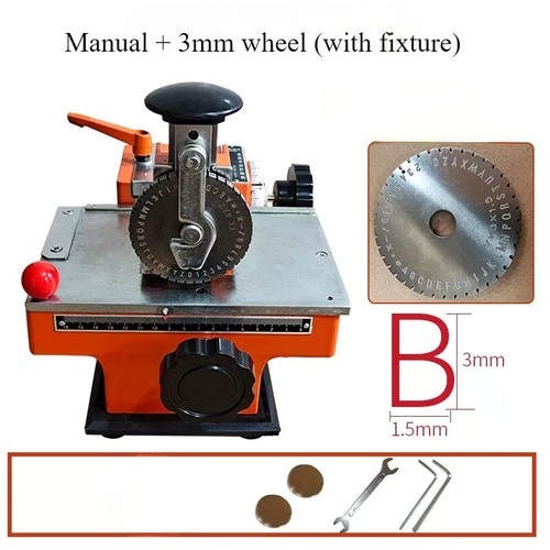 Metal Palte Marking Machine Label Tool Manual Embossing Machine - Picture 11 of 20