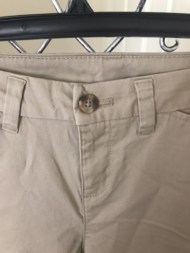 FADED GLORY SKINNY CHINO BROWN STONE COLOR NWT SIZE 4A JUNIORS - Picture 2 of 6
