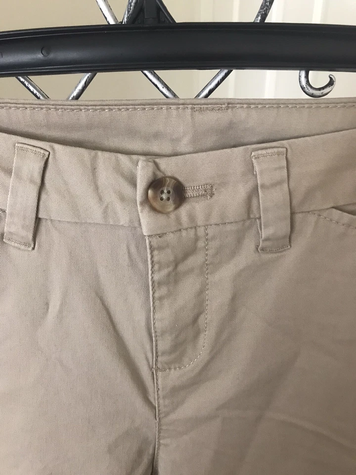 DESTEÑIDO GLORY CHINO FLACO COLOR PIEDRA MARRÓN NUEVO CON ETIQUETAS TALLA 4A JUNIORS Foto 2 de 4