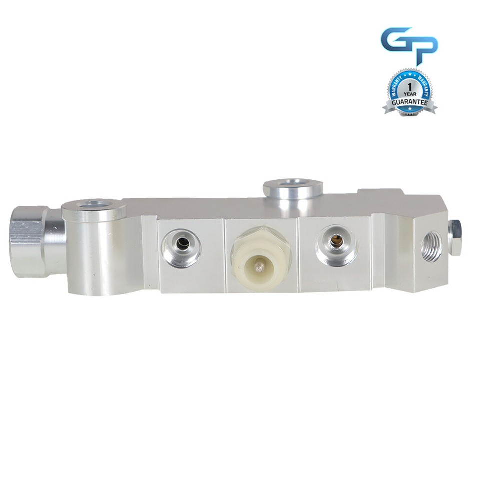 Universal Disc/Drum Brake Proportioning Valve For GM Vehicles - Aluminum PV2 Style With Bleeder Tool