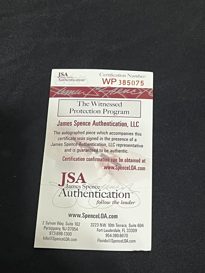 Ross Grimsley Montreal Expos Autographed ROMLB Baseball JSA w/ Inscription - Image 4 of 4