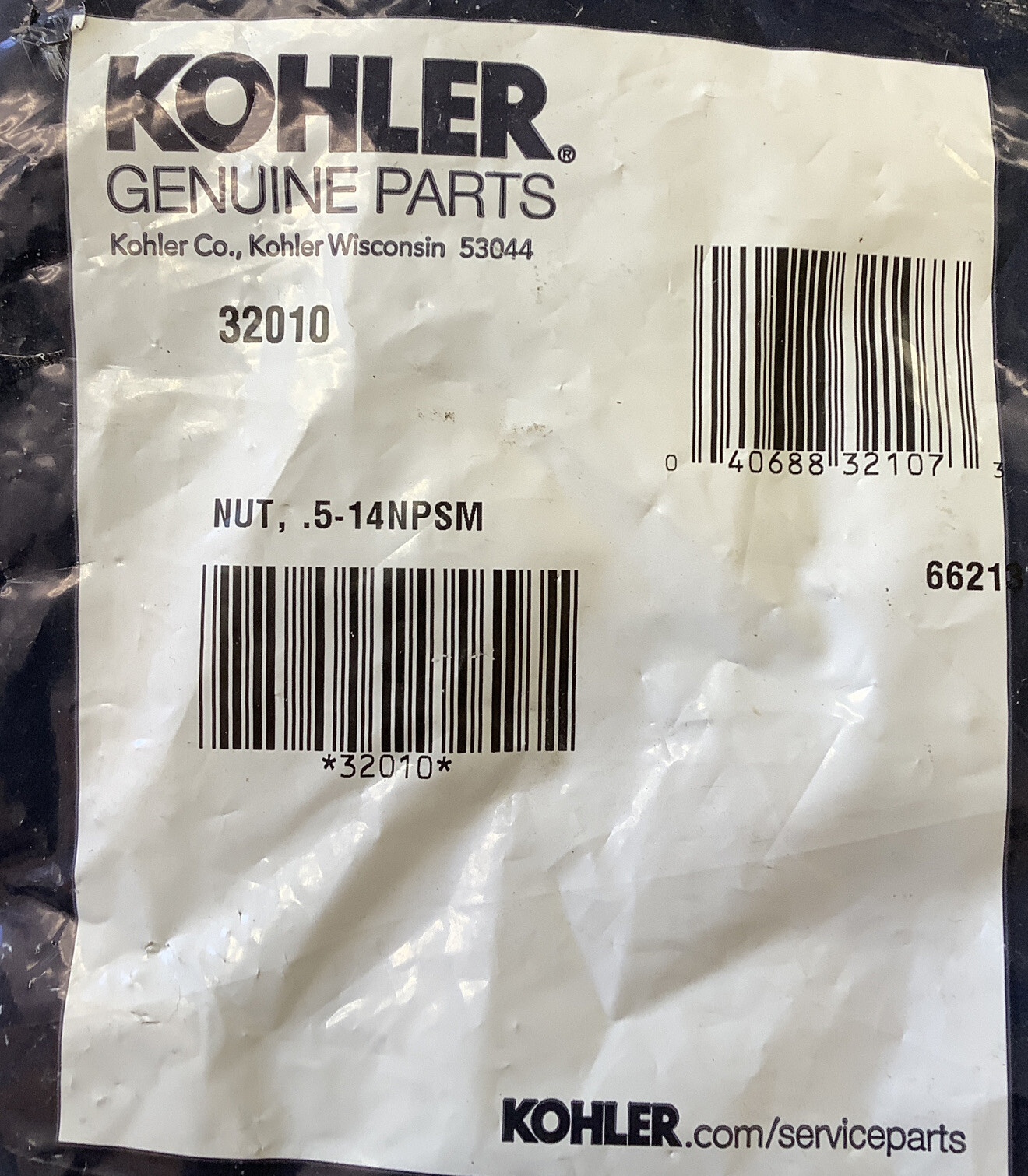 KOHLER K-32010 BATHROOM FAUCET NUT 5-14 NPSM P4